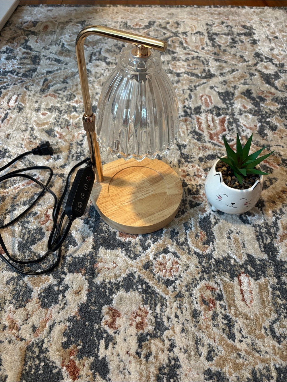 Decor Bundle, Candle Warmer and Fake Plant